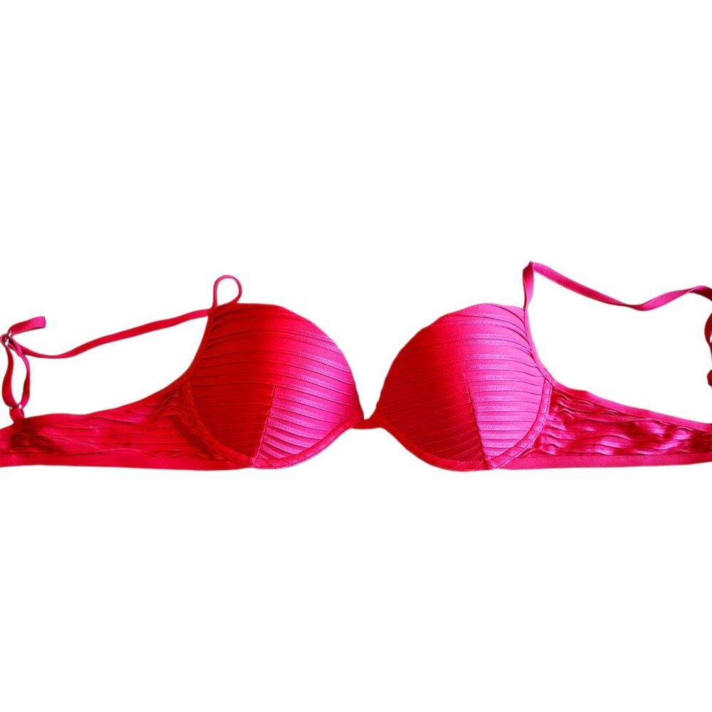 Emporio Armani Pink Summer Bathing Suit Two Piece Swimsuit Sz S - Picture 5 of 7